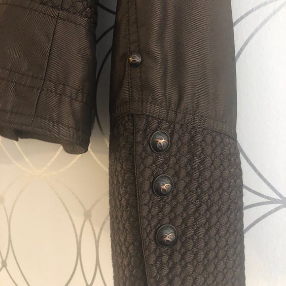 Olsen Brown Jacket with beautiful stitching detail - Picture 9 of 9